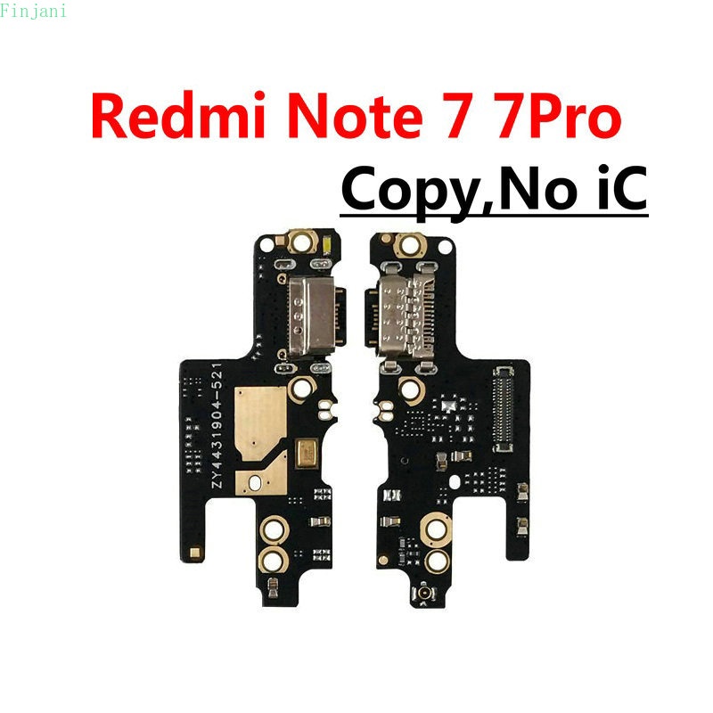 บอร์ดพอร์ตชาร์จ USB สายเคเบิลอ่อน โมดูลเชื่อมต่อไมโครโฟน อะไหล่เปลี่ยน สําหรับ Xiaomi Redmi Note 7 Pro 7pro