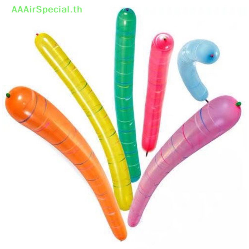 Aaairspecial ลูกโป่งยางยาว ลายจรวดบิน คละสี สําหรับตกแต่งปาร์ตี้ 50 100 ชิ้น