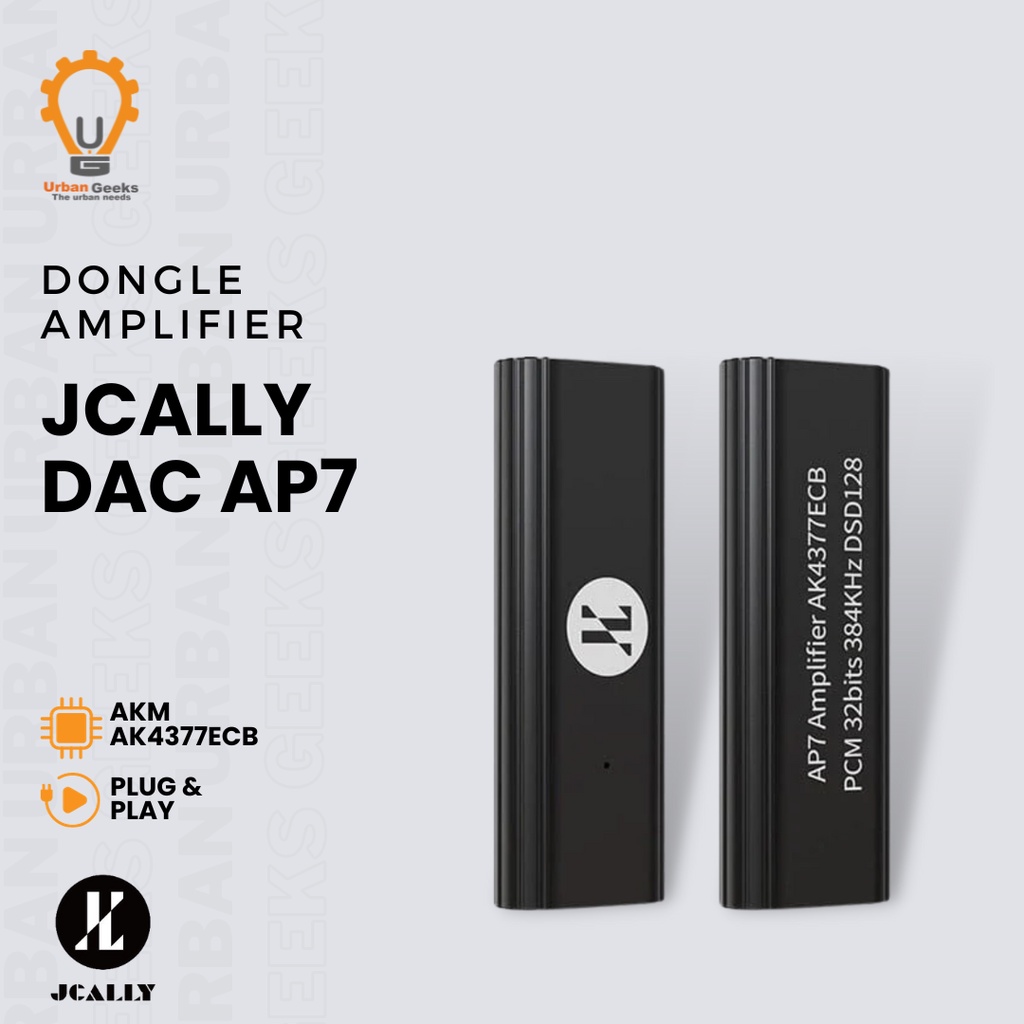 JCALLY AP7 AKM4377ECB Audiophile USB Audiophile แบบพกพา DAC