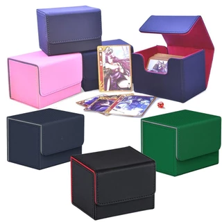 CHORDZY เกม MTG Trading Card Holder, PU สะสมเกมกล่อง,ของขวัญกล่องจัดเก็บ Protectors Organizer คอนเทนเนอร์ผู้หญิงผู้ชาย