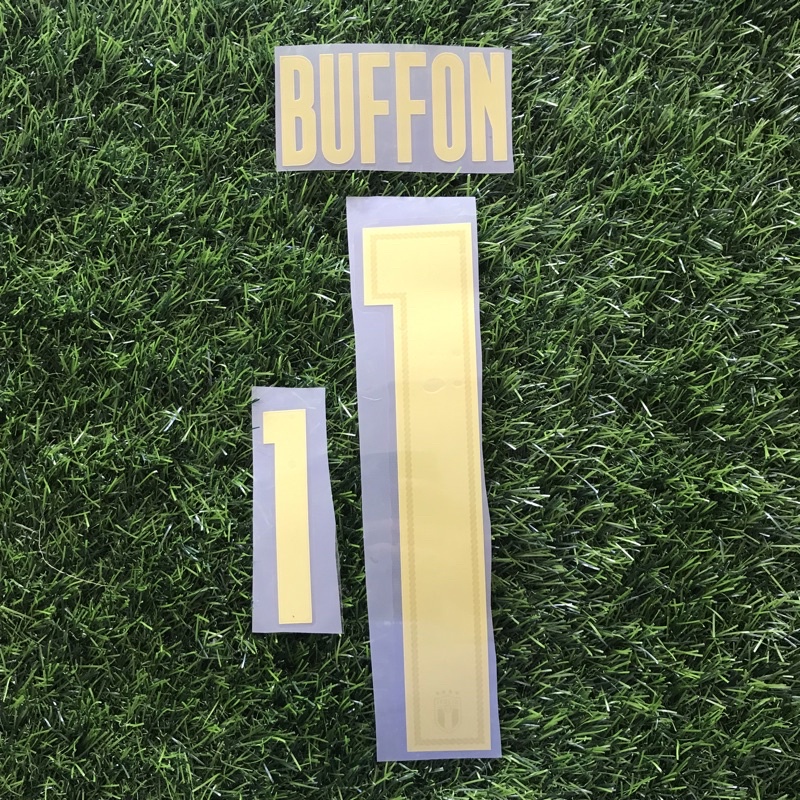 Buffon 1 italy gk ชุดชื่อและตัวเลข nns