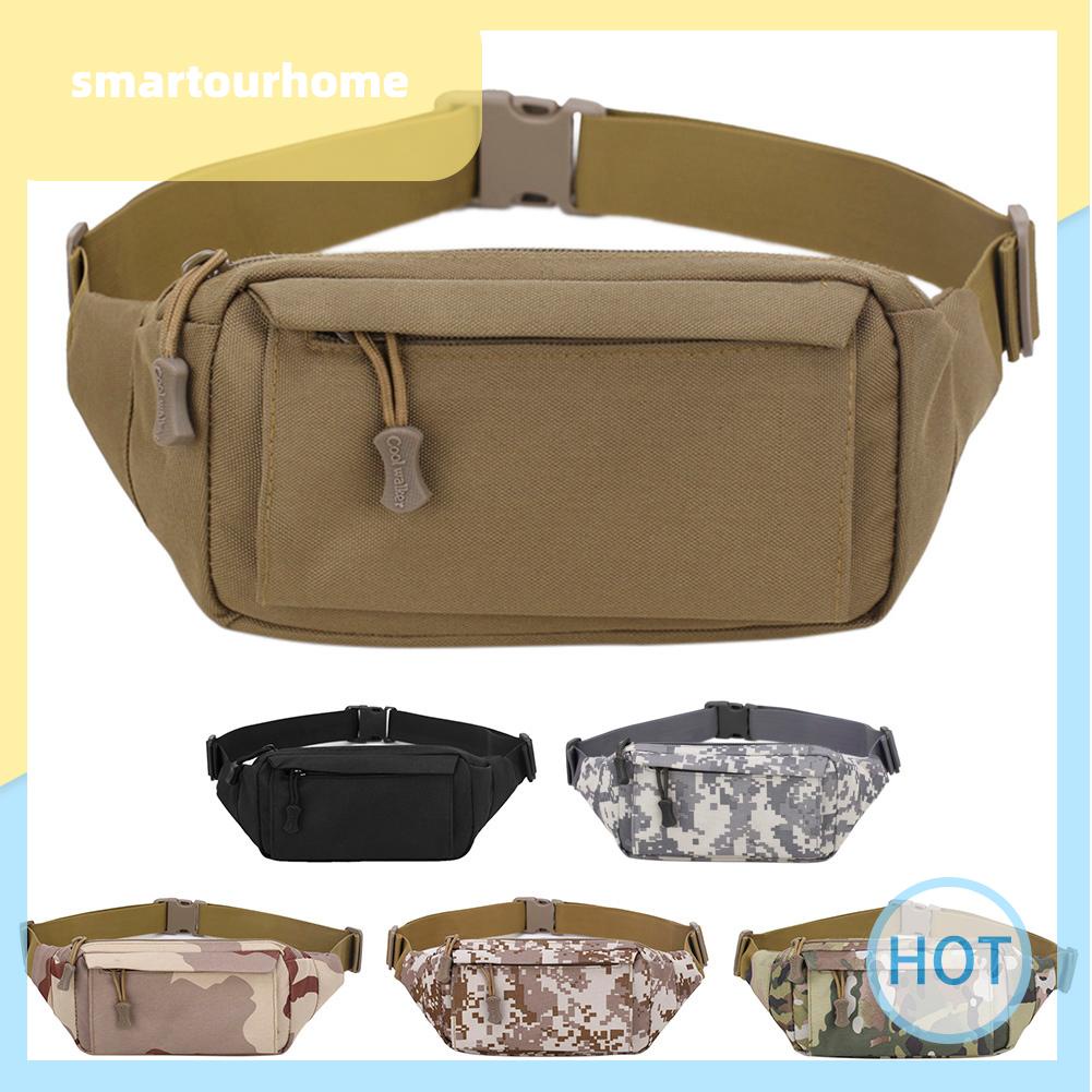 [smartourhome.th] กระเป๋าสตางค์ ผ้าออกซ์ฟอร์ด กันน้ํา ปรับสายได้ อเนกประสงค์ สําหรับทุกเพศ