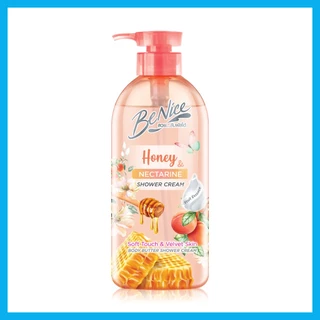 BeNice Shower Cream Honey & Nectarine Body Butter 450ml.