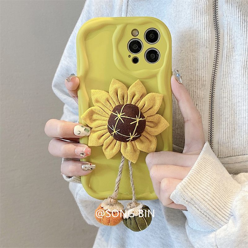 เคสโทรศัพท์มือถือ ลายดอกทานตะวัน สําหรับ IPhone 11 1213 Pro MAX X XR XS MAX SE Apple 7 Plus 8 Plus IPhone 14 15 Pro