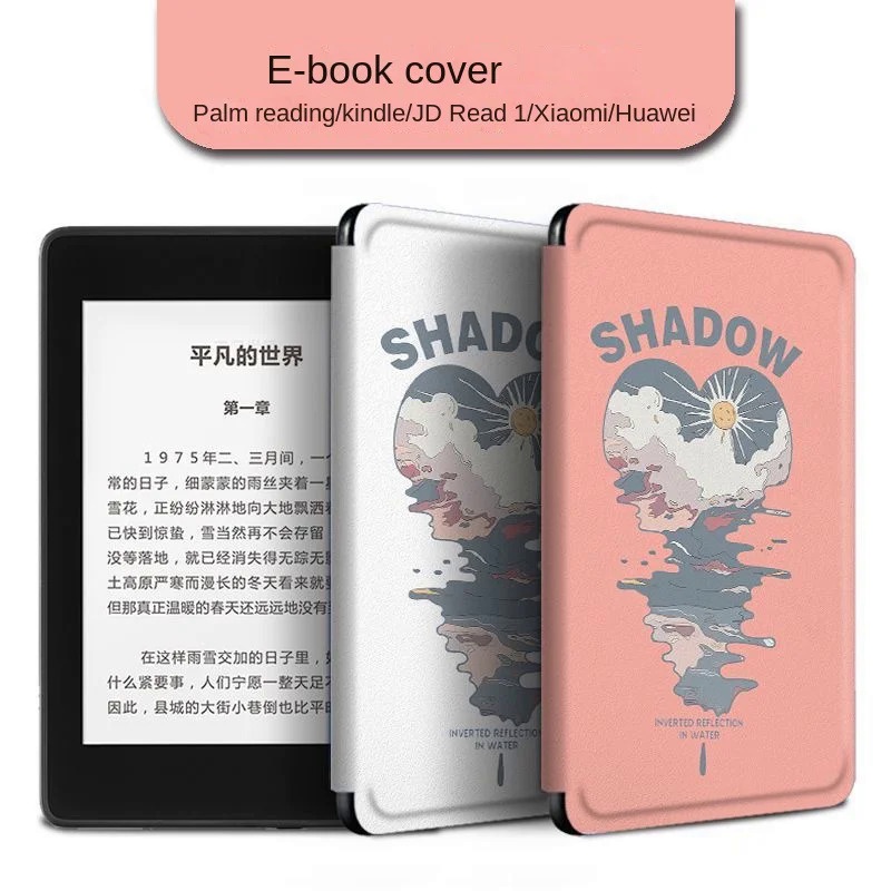 เคสป้องกัน ลายจุดสีชมพู สําหรับ Xiaomi E-Book Huawei JDRead Palm Reading light2 Reader NKBS