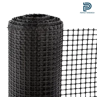 ยกม้วน30m ตาข่ายพลาสติก HDPE หนา2.3mm ปูพื้นเสริมกำลังดิน ล้อมที่ กั้นรั้ว มีสารกัน UV ไม่กรอบง่าย ทนแดด ทนฝน