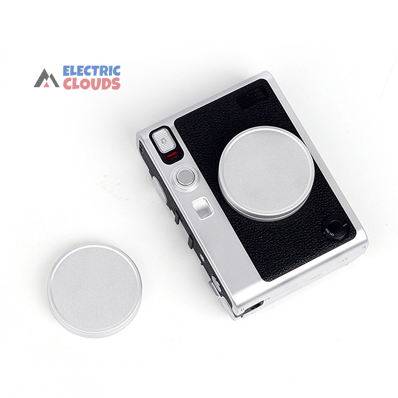 【ก้อนเมฆไฟฟ้า】ฝาครอบเลนส์กล้อง อลูมิเนียมอัลลอยด์ ป้องกันฝุ่น สําหรับ Instax Mini EVO 1 ชิ้น