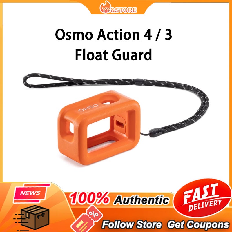 ต้นฉบับใหม่DJI Osmo action 5 Pro / 4 / 3 Float Guard เหมาะสําหรับอุปกรณ์เสริมสําหรับกล้องแอคชั่น Osmo action