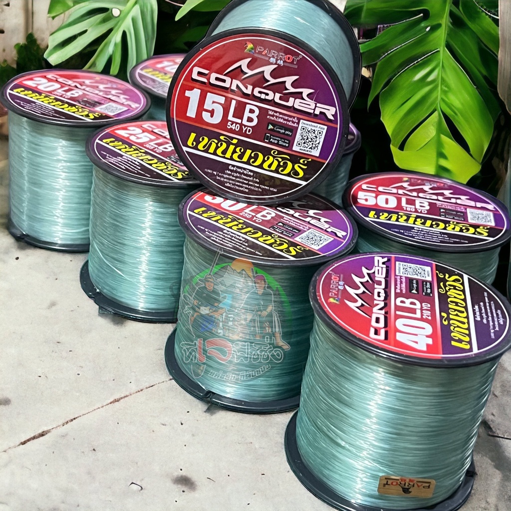 เอ็นราคาถูก สายเอ็นนกแก้ว PARROT เหนียวชัวร์ 1 ม้วน ม้วนใหญ่ สุดคุ้ม คุณภาพเกินตัว ราคาสุดคุ้ม สายเอ็น เอ็น