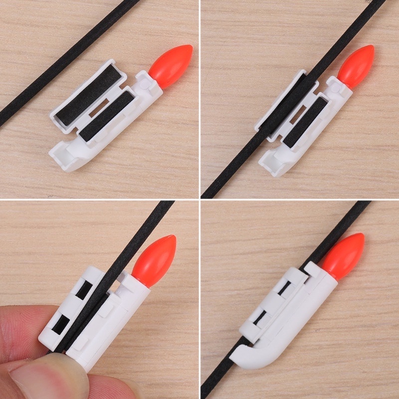 Always On ไฟเตือนติดคันเบ็ดตกปลา LED CR425 ถอดออกได้ ใช้แบตเตอรี่