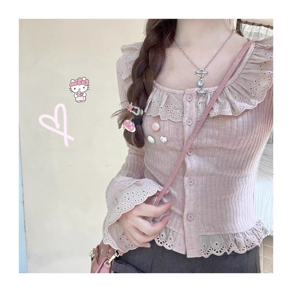 Maillard เสื้อคาร์ดิแกนกันหนาว แขนยาว ทรงหลวม เหมาะกับฤดูใบไม้ร่วง ฤดูหนาว สําหรับผู้หญิง