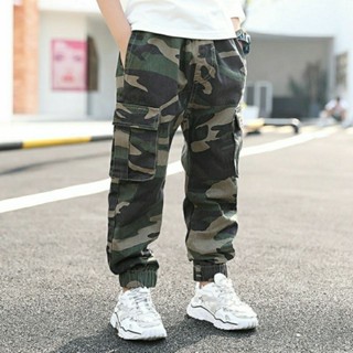 กางเกงกีฬาลําลอง ลายพราง ขนาดเล็ก สําหรับเด็กผู้ชาย