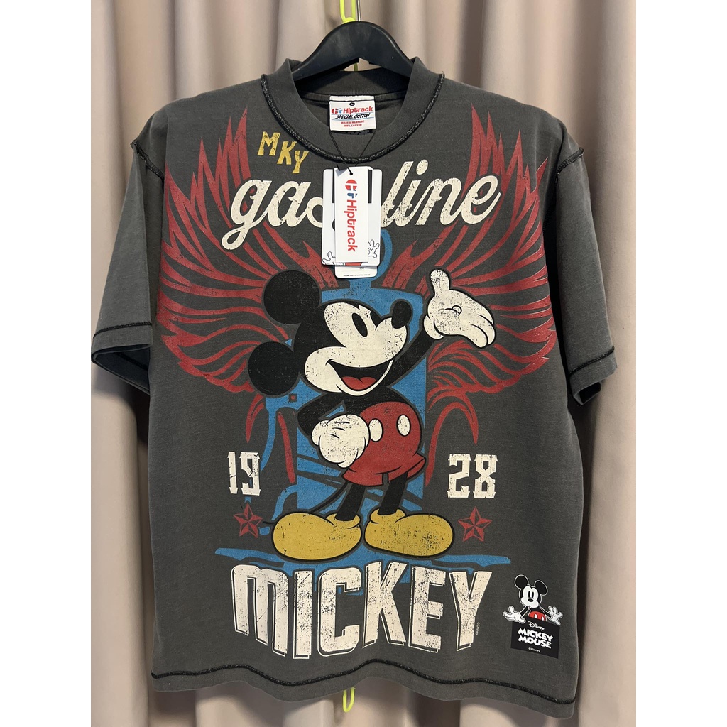 เสื้อลายมิกกี้เมาส์กลับตะเข็บ(ป้ายHiptrack)