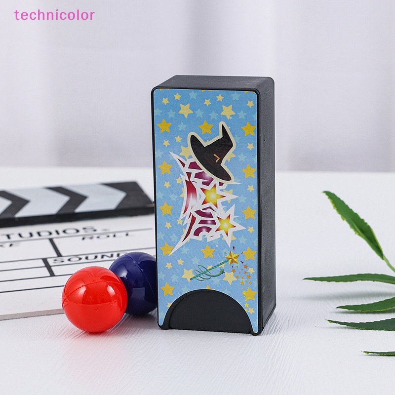 [technicolor] ใหม่ ของเล่นมายากล กล่องมายากล เปลี่ยนได้ สีแดง เป็นลูกบอล สีฟ้า สไตล์คลาสสิก สําหรับเด็ก พร้อมส่ง