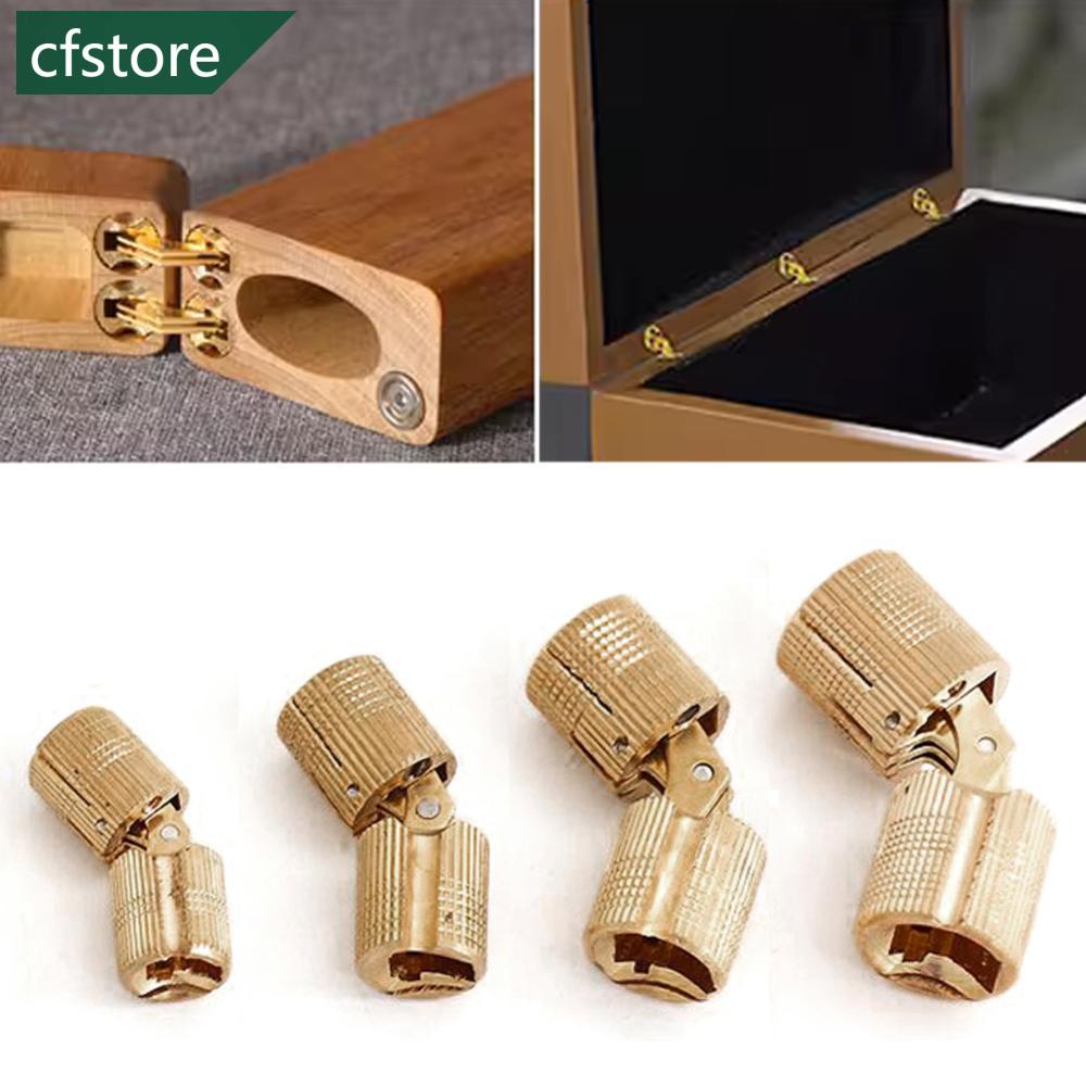 Cfstore บานพับตู้ซ่อน บานพับทองเหลือง 8 10 12 14 16 มม. J2X7