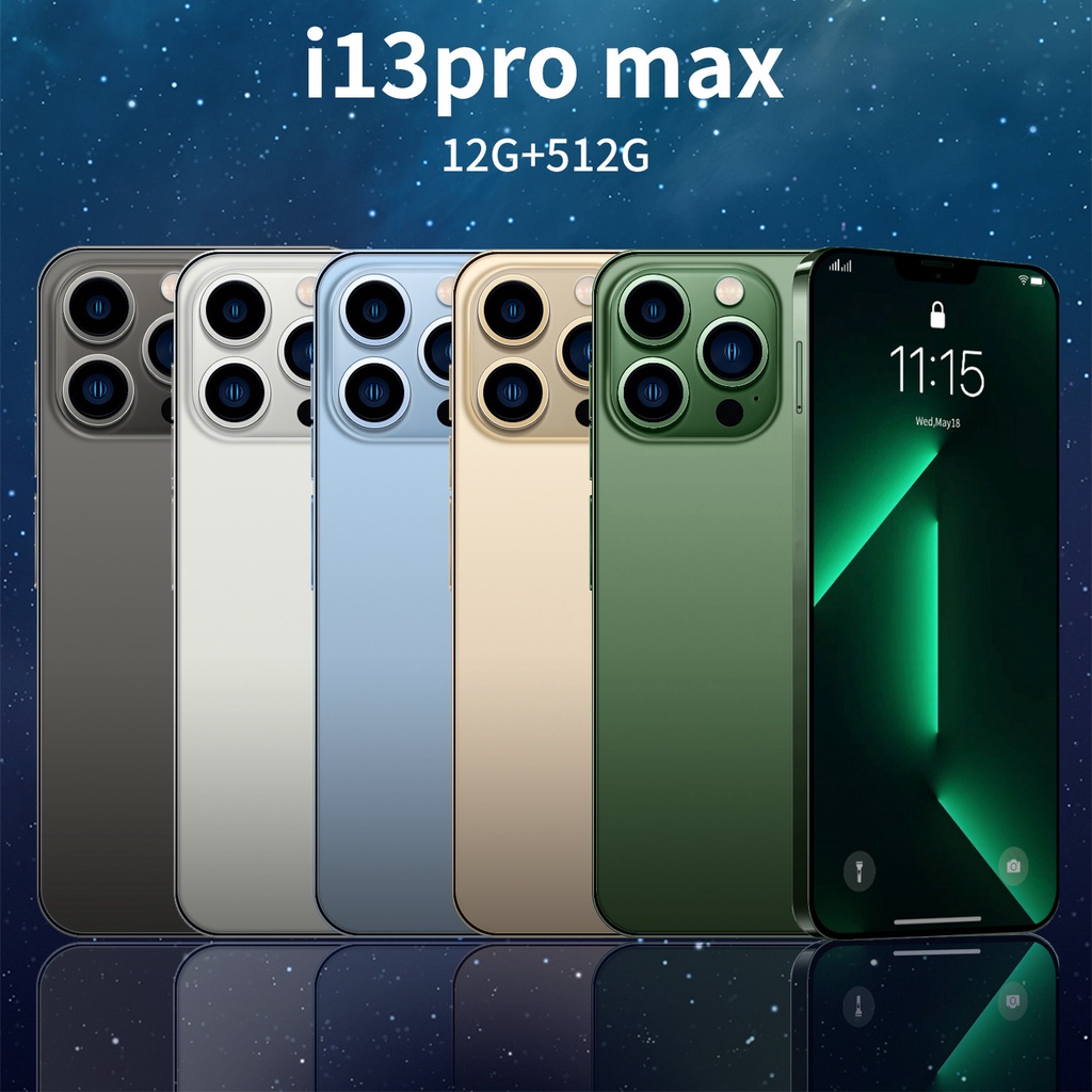 All-in-one โทรศัพท์มือถือ หน้าจอขนาดใหญ่ 6.8 นิ้ว สําหรับ Android i13ProMAX