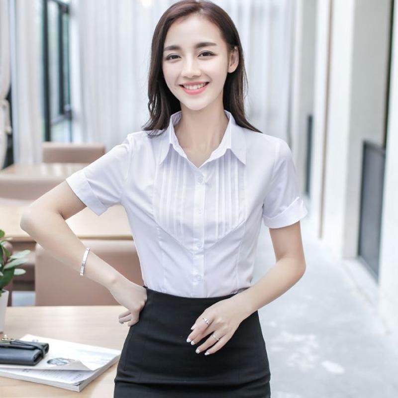 ใหม่ ชุดเดรส เสื้อเชิ้ตแขนสั้น ผ้าชีฟอง ทรงสลิม เรียบง่าย แฟชั่นฤดูใบไม้ผลิ ฤดูร้อน สําหรับผู้หญิง 2022 202220231219