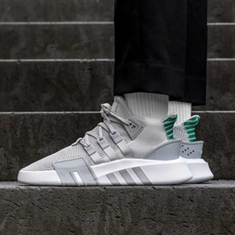 * Ready Stock * Adidas EQT Bask ADV สีแดงสีขาวสีเทาสีเขียวรองเท้าผ้าใบผู้ชายบริสุทธิ์รองเท้าวิ่งผู้