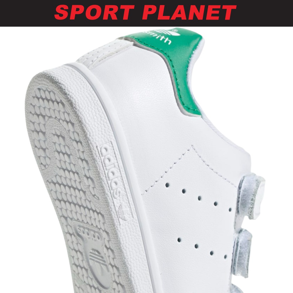 adidas Bunga Baby Stan Smith CF I ผ้าใบเด็กผู้ชาย (BZ0520) Sport Planet 19-16 รองเท้า true