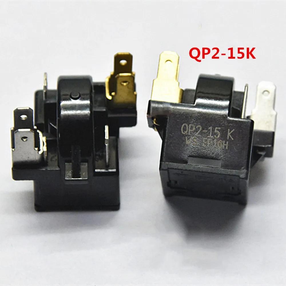 สําหรับตู้เย็นใหม่อุปกรณ์ตู้แช่แข็ง PTC Starter Thermal Protector รีเลย์ QP2-15H QP2-15K QP2-4R7 pxb