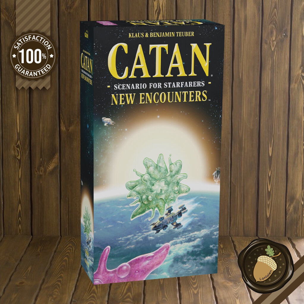 Catan Starfarers: New Encounters ส่วนเสริม บอร์ดเกมแท้ คู่มือภาษาอังกฤษ