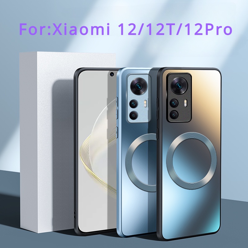 Wireless Charging Acrylic เคส Xiaomi 12T Mi12 pro เคสโทรศัพท์ Mi11 Ultra Mi10 Case Cover