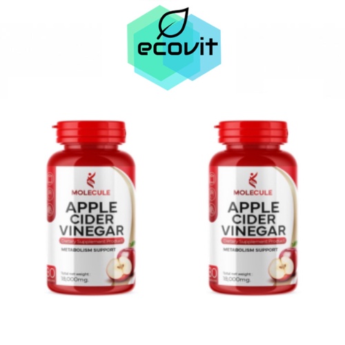 [2 กระปุก] MOLECULE APPLE CIDER VINEGAR &amp; MULTI C MIX แอปเปิ้ลไซเดอร์ โมเลกุลแอปเปิ้ลไซเดอร์ วีเนก้าร์ วิตามินซี แบบเม็ด