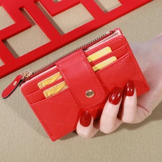 【พร้อมส่ง】miss bag fashion กระเป๋าสตางค์ พร้อมช่องใส่บัตร สําหรับผู้หญิง ใบสั้น