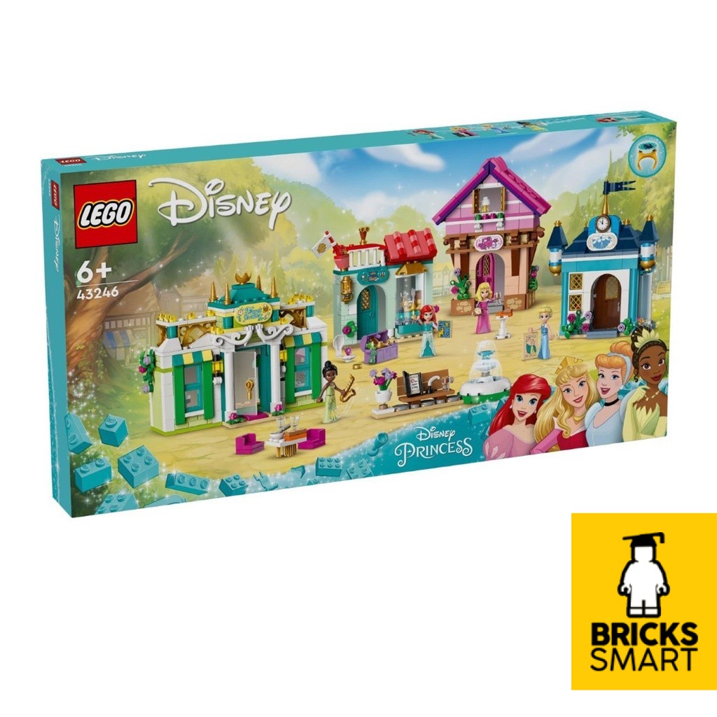 LEGO 43246 Disney Princess Market Adventure Building ชุดของเล่น (817 ชิ้น)