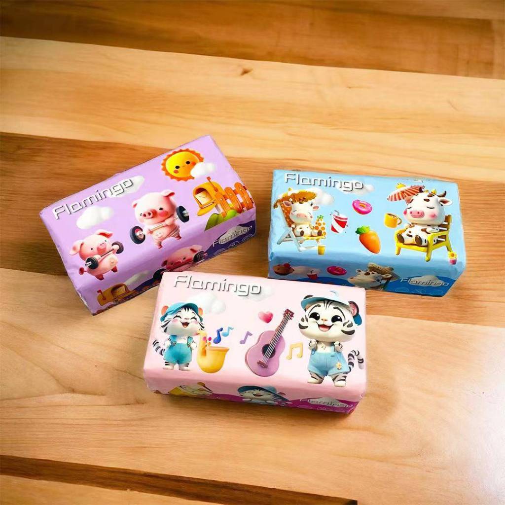 (รุ่น33) กระดาษทิชชู่ (1ห่อ 60แผ่น) 1แพ็ค5ห่อ (คละลาย) กระดาษเช็ดหน้า ความหนา2ชั้น/2003 - รูปที่ 7