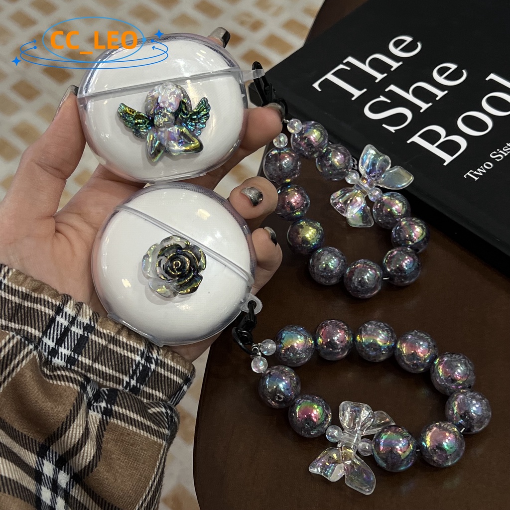 For EDIFIER TWS1 Pro2 / EDIFIER W240TN Clear Case Cute Angel EDIFIER X2S / NeoBuds Pro Shockproof Ca