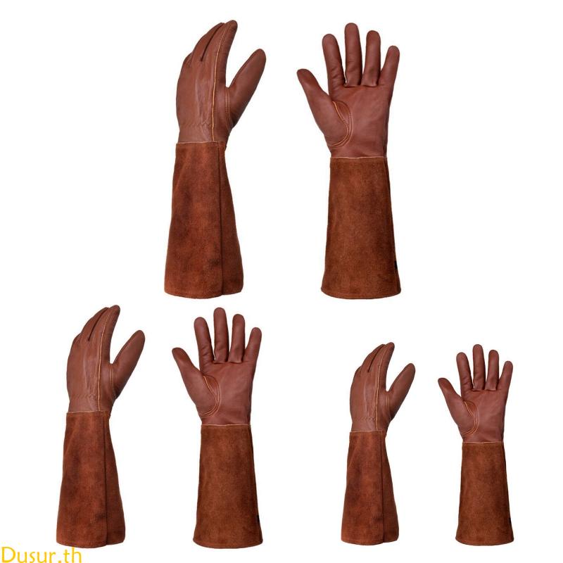 Dusur ถุงมือฉนวนกันความร้อน ตัดแต่งกิ่ง ดอกไม้ ถุงมือทําสวน สําหรับผู้หญิงและผู้ชาย