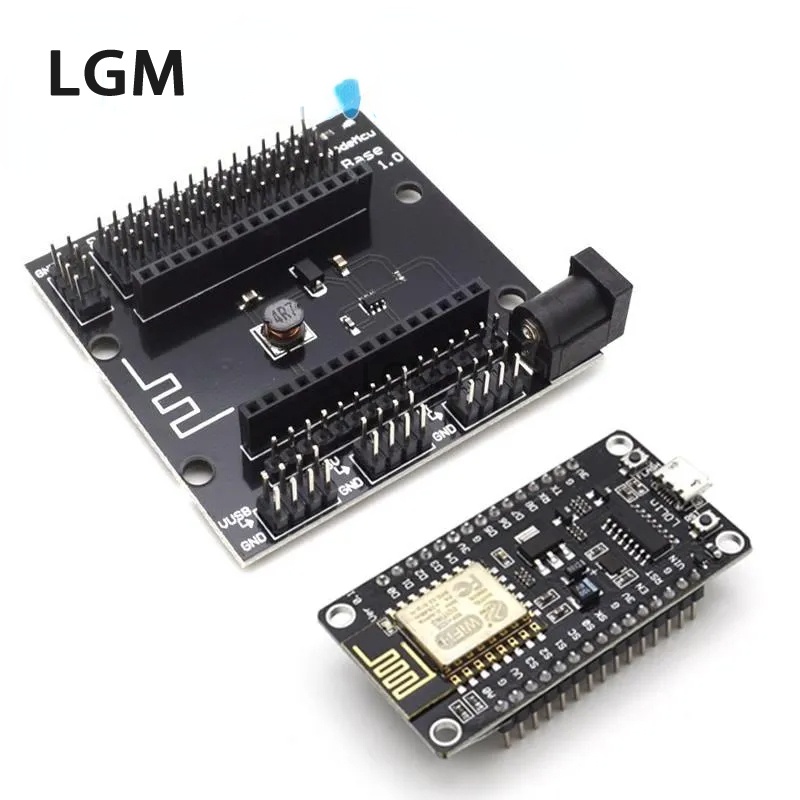 Nodemcu Node MCU Base ESP8266 เครื่องทดสอบเบรดบอร์ด DIY สําหรับ NodeMcu V3