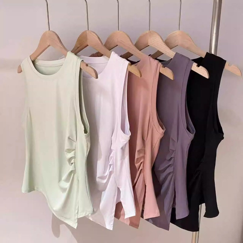 【YOGATRUTH】เสื้อกั๊กแขนกุด แบบแห้งเร็ว เหมาะกับการวิ่ง เล่นกีฬา โยคะ