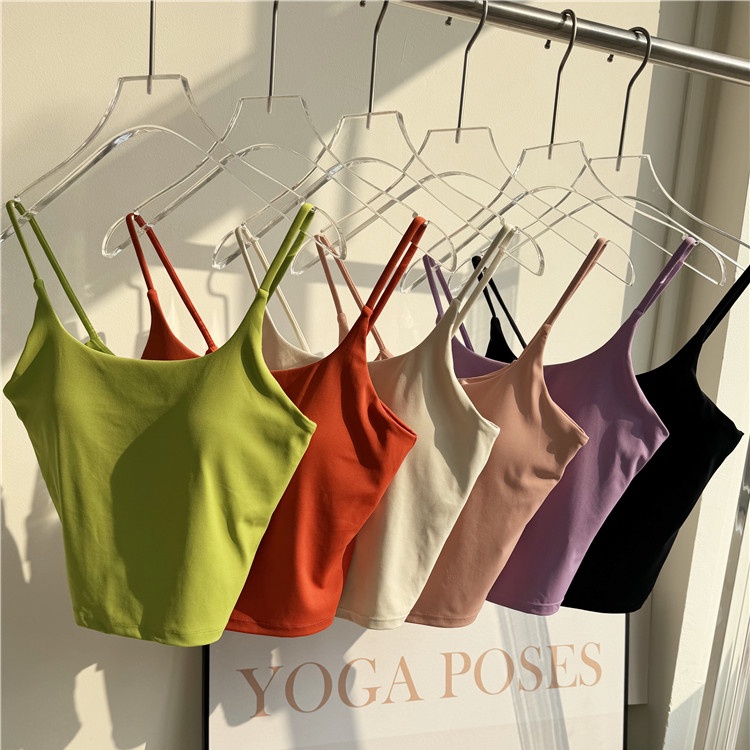 【YOGATRUTH】สปอร์ตบรา เสริมฟองน้ํา รูปตัว U ป้องกันแบคทีเรีย กันกระแทก สําหรับออกกําลังกาย ฟิตเนส