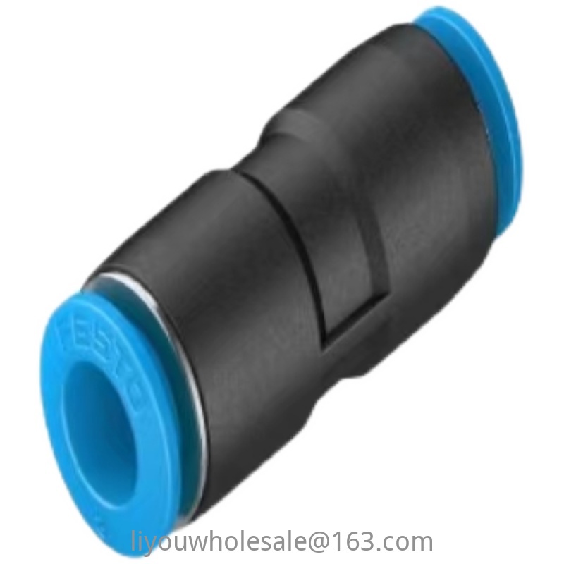 ((10PCS) FESTO Trachea Joint QS/QSL/QST-1/8-3/8-1/4-1/2--6-8-10-12 QST-VO-@12160536