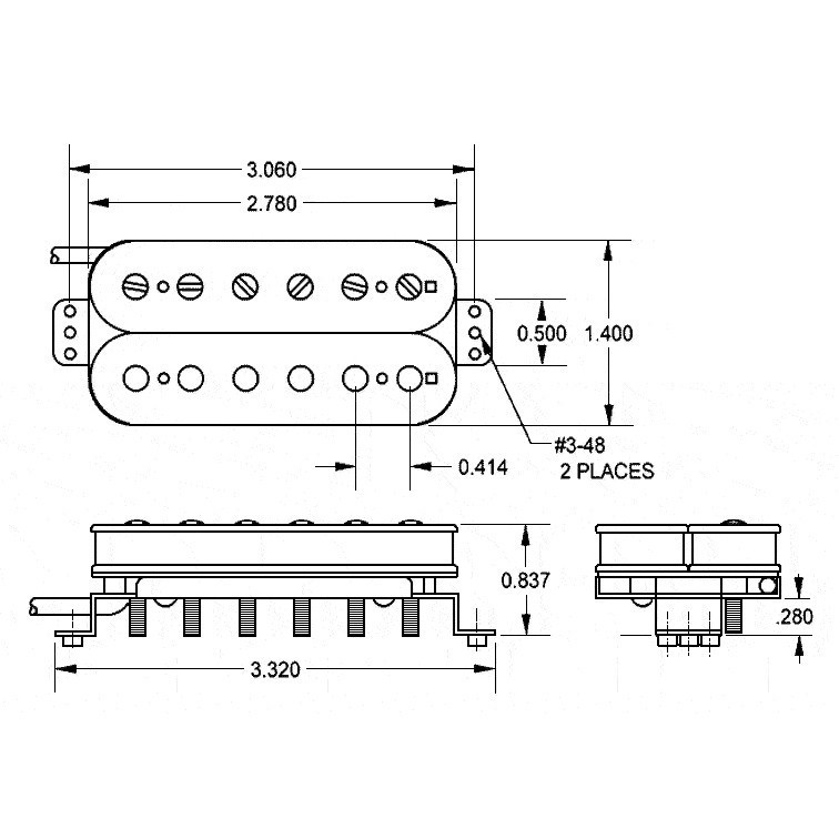Seymour Duncan Pickups JB Model Humbucker Bridge (SH-4) รูปที่ 3
