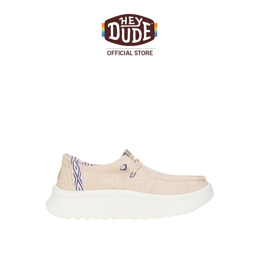 HEYDUDE รองเท้าลำลองผู้หญิง WENDY PEAK CHAMBRAY WOVEN รุ่น 41946-265 - TAN