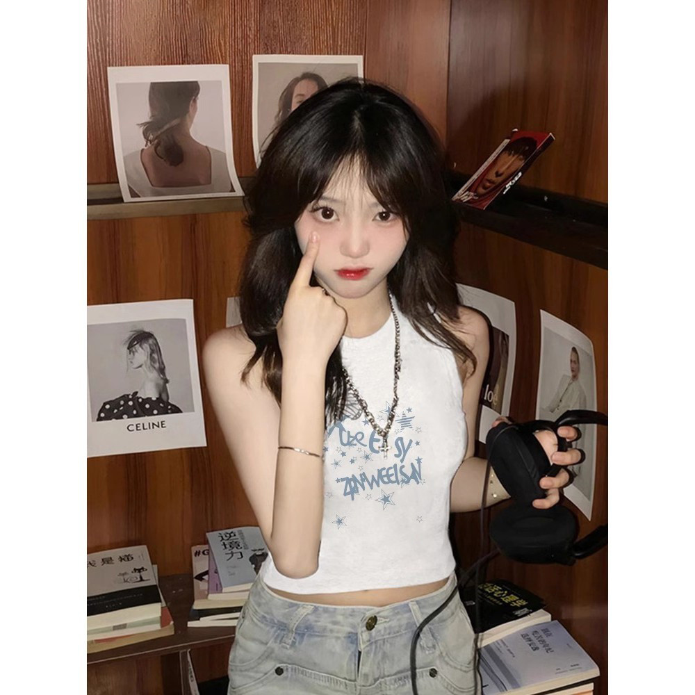 COD✅ (จัดส่งในกรุงเทพฯ)BOOM Shop 100%Cotton  เสื้อกล้ามเอวลอย  ผ้าคัตคอน นิ่มใส่สบาย   เสื้อสายเดี่ยว เซ็กซี่น่ารัก - รูปที่ 2