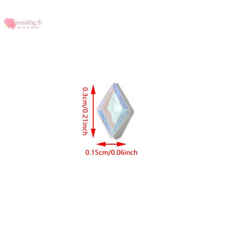 RENBG 50PCS Marquise เล็บเพทาย Rhinestone คริสตัลอุปกรณ์เสริมสําหรับเล็บตกแต่งอุปกรณ์วัสดุ TH - รูปที่ 3