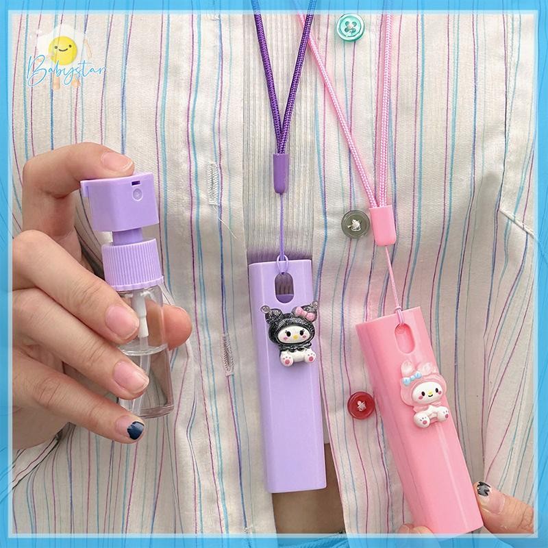 [InthehotT] 10ml Kawaii Sanrio Bottle Kuromi Cinnamoroll My Melody Student Travel เครื่องสําอางแบบพกพาน้ําหอมกดบรรจุขวด [ใหม่]