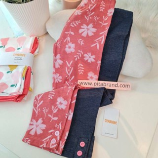 Gymboree Legging ลายดอกไม้ + สีกรม