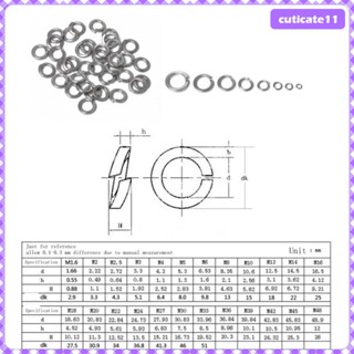 [Cuticate1] แหวนรองคอยล์สปริง M3 M4 M5 M6 M8 M10