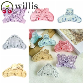 Willis กิ๊บติดผม รูปอุ้งเท้าฉลาม Mymelody Dog ปอมปอมน่ารัก สําหรับผู้หญิง