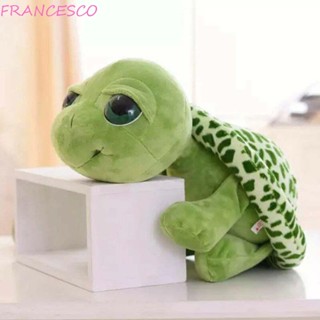 Francesco ตุ๊กตาเต่า ผ้ากํามะหยี่ขนนิ่ม สั้น 20 ซม. สีเขียว สําหรับเด็ก