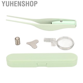 Yuhenshop Ear Wax  Tool Kit With Light Professional Safe Earwax Tweezer