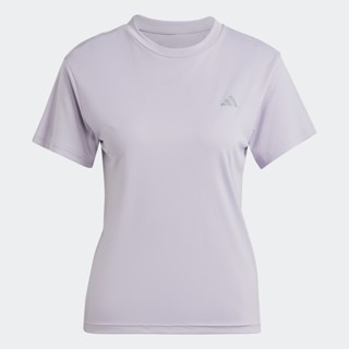 adidas วิ่ง เสื้อยืด Run It ผู้หญิง สีม่วง HZ0110