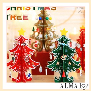 Alma จี้ไม้ แฮนด์เมด สําหรับตกแต่งต้นคริสต์มาส DIY