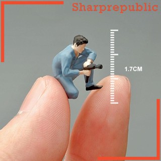 [Sharprepublic] โมเดลฟิกเกอร์ รูปมนุษย์ซ่อมฉาก ขนาดเล็ก สเกล 1:64