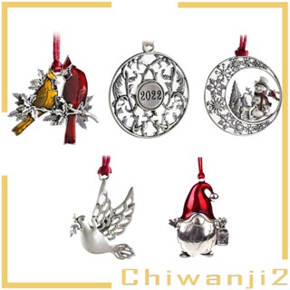 [Chiwanji2] จี้ต้นคริสต์มาส พร้อมเชือก สําหรับประดับตกแต่งต้นคริสต์มาส